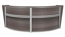 Reception Desks - U Shaped Regency Furniture Double-Unit Reception Curved Desk Workstation
