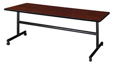 Training Tables Regency Furniture 72in W x 30in D Flip-Top Training Nesting Table