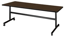 Training Tables Regency Furniture 72in W x 30in D Flip-Top Training Nesting Table