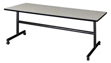 Training Tables Regency Furniture 72in W x 30in D Flip-Top Training Nesting Table