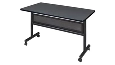 Training Tables Regency Furniture 48in W x 24in D Flip-Top Training Nesting Table with Modesty Panel