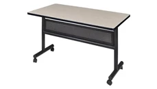 Training Tables Regency Furniture 48in W x 24in D Flip-Top Training Nesting Table with Modesty Panel
