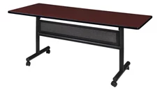 Training Tables Regency Furniture 60in W x 30in D Flip-Top Training Nesting Table with Modesty Panel