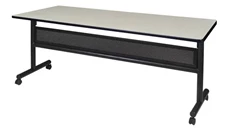 Training Tables Regency Furniture 72in W x 24in D Flip-Top Training Nesting Table with Modesty Panel