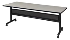 Training Tables Regency Furniture 72in W x 30in D Flip-Top Training Nesting Table with Modesty Panel