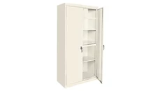 Tall Storage Cabinets Steel Cabinets USA 48in W x 18in D x 72in H Stationary Storage Cabinet