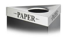 Waste Baskets Safco Office Furniture Paper Recycling Receptacle Lid