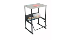 School Desk Safco Office Furniture Adjustable-Height Stand-Up Desk