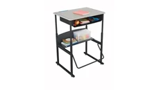 School Desk Safco Office Furniture Adjustable-Height Stand-Up Desk