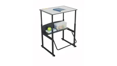 School Desk Safco Office Furniture Height Adjustable Student Desk