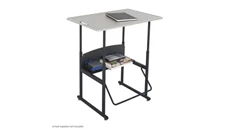 School Desk Safco Office Furniture Adjustable-Height Stand-Up Desk