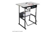 School Desk Safco Office Furniture Adjustable-Height Stand-Up Desk