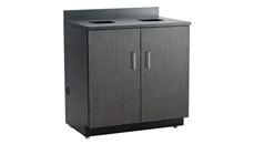 Low Storage Cabinets Safco Office Furniture Hospitality Base Cabinet, Waste Receptacle