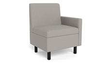 Club & Lounge Chairs Safco Office Furniture Lounge Chair with Left Side Arm