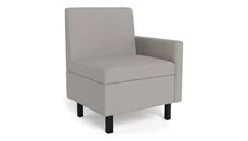 Club & Lounge Chairs Safco Office Furniture Lounge Chair with Left Side Arm