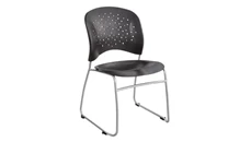 Lobby & Guest Chairs - Metal Safco Office Furniture Guest Chair Sled Base Round Back (Qty. 2)