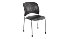 Stackable Meeting Chairs Safco Office Furniture Guest Chair Straight Leg Round Back (Qty. 2)