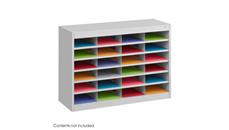 Mail Sorters Safco Office Furniture Steel 24 Compartment Letter Size Literature Organizer