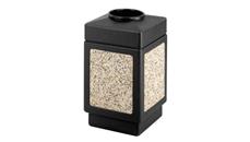 Trash Cans & Waste Receptacles Safco Office Furniture 38 Gallon Top Open Waste Receptacle