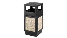 Trash Cans & Waste Receptacles Safco Office Furniture 38 Gallon Side Open Waste Receptacle