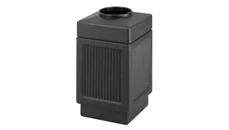 Trash Cans & Waste Receptacles Safco Office Furniture Recessed Panel, Top Open, 38 Gallon Receptacle