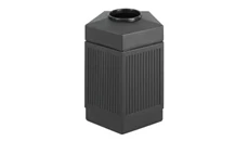 Trash Cans & Waste Receptacles Safco Office Furniture 45 Gallon in Door/Outdoor Receptacle