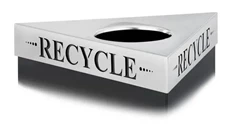 Trash Cans & Waste Receptacles Safco Office Furniture Recycle Recycling Receptacle Lid