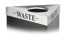 Trash Cans & Waste Receptacles Safco Office Furniture Waste Recycling Receptacle Lid