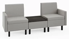 Sofas Safco Office Furniture 2 Person Lounge Seating with Center Table