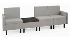 Sofas Safco Office Furniture 3 Person Lounge Seating with Table