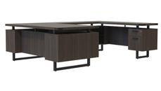 U Shaped Double Pedestal Desks Safco Office Furniture 72in x 98in U-Shaped Desk, BBB/BF Pedestals
