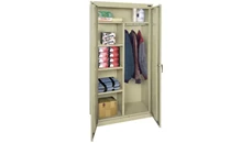 Tall Storage Cabinets Sandusky Lee 36in W x 18in D x 72in H Combination Cabinet