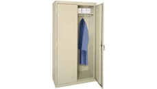 Tall Storage Cabinets Sandusky Lee 36in W x 24in D x 72in H  Wardrobe Cabinet