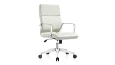 Conference Room Chairs Woodstock Mid Back Leather Swivel Chair