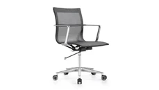 Conference Room Chairs Woodstock Mid Back Mesh Swivel Chair