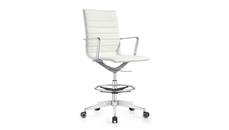 Drafting Stools Woodstock Leather Swivel Stool