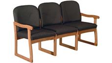 Sofas Wooden Mallet Triple Sled Base Sofa