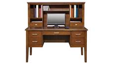 Wood Veneer Desks Wilshire Furniture 54in W Desk with Hutch