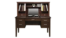 Wood Veneer Desks Wilshire Furniture 54in W Desk with Hutch