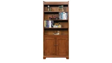 Standard Bookcases Wilshire Furniture 72in H Bookcase with Doors