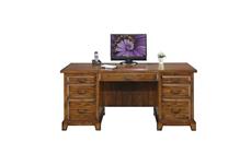 Wood Veneer Desks Wilshire Furniture 66in W Executive Desk