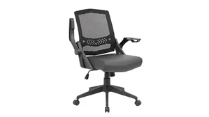 Ergonomic Task Chairs WFB Designs Flip Arm Mesh Task Chair