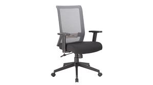 Ergonomic Task Chairs WFB Designs Horizontal Mesh Back Fabric Seat Task Chair