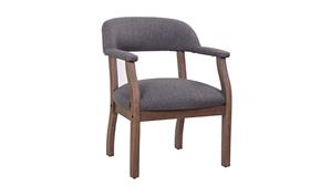 Lobby & Guest Chairs - Wood WFB Designs Captains Accent Chair