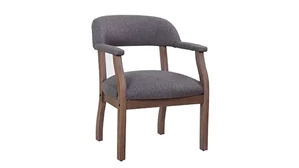 Lobby & Guest Chairs - Wood WFB Designs Captains Accent Chair