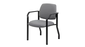 Lobby & Guest Chairs - Metal BOSS Office Chairs Guest Chair Antimicrobial 300 Lb. Capacity