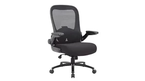 Ergonomic Task Chairs WFB Designs Heavy Duty Flip Arm Mesh Task Chair