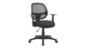 Ergonomic Task Chairs WFB Designs Mesh Back Task Chair with Arms