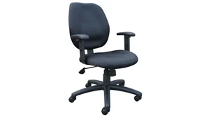 Ergonomic Task Chairs WFB Designs Mid Back Task Chair with Arms