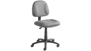 Ergonomic Task Chairs WFB Designs Armless Task Chair